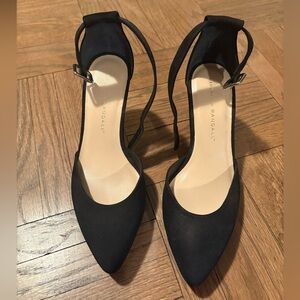 Never been worn Loeffler Randall black suede wedges ! Women’s size 5.5.